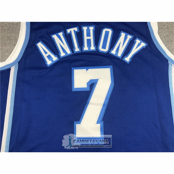 Camiseta Los Angeles Lakers Carmelo Anthony NO 7 Classic 2021 Azul